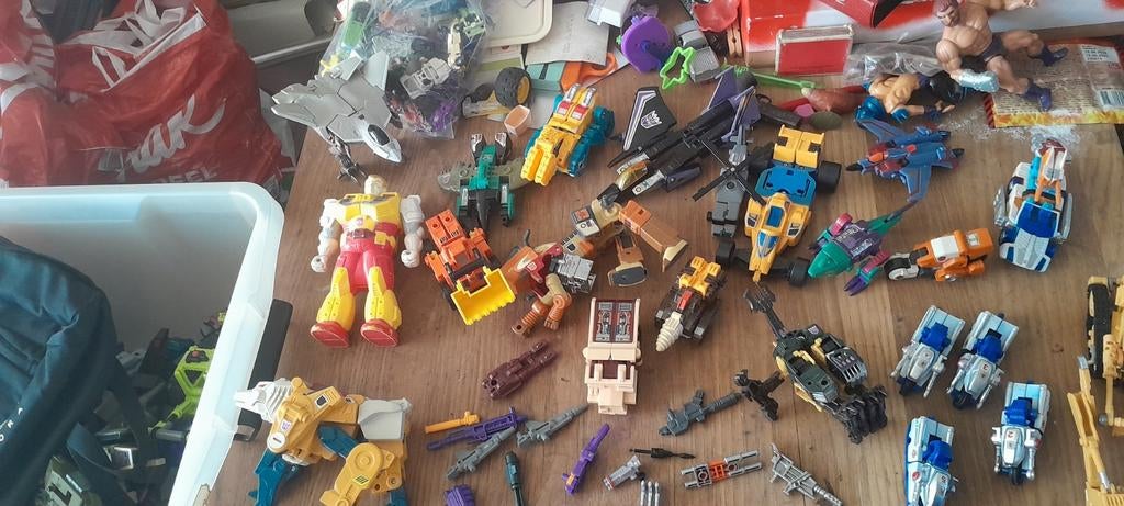 Groot lot.vintage Transformers,  G1,trsnsformers, G1, Ophalen, Gebruikt, Overige rassen