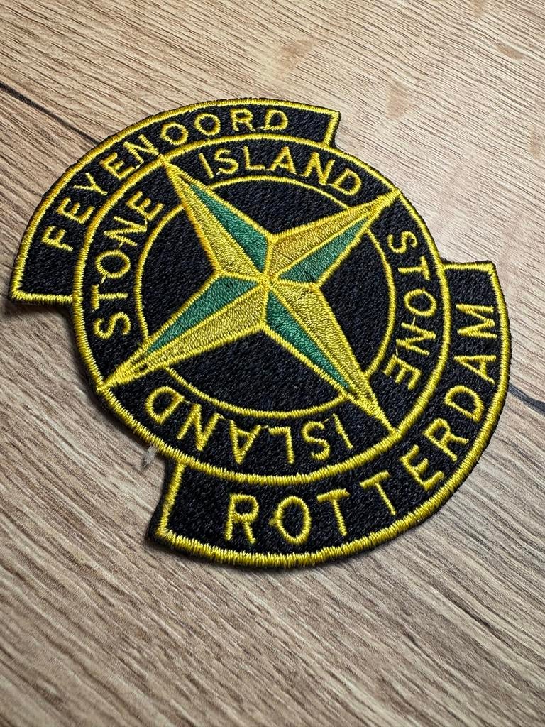 Feyenoord Stone Island Patch - Geborduurd, Ophalen of Verzenden, Nieuw, Plaatje