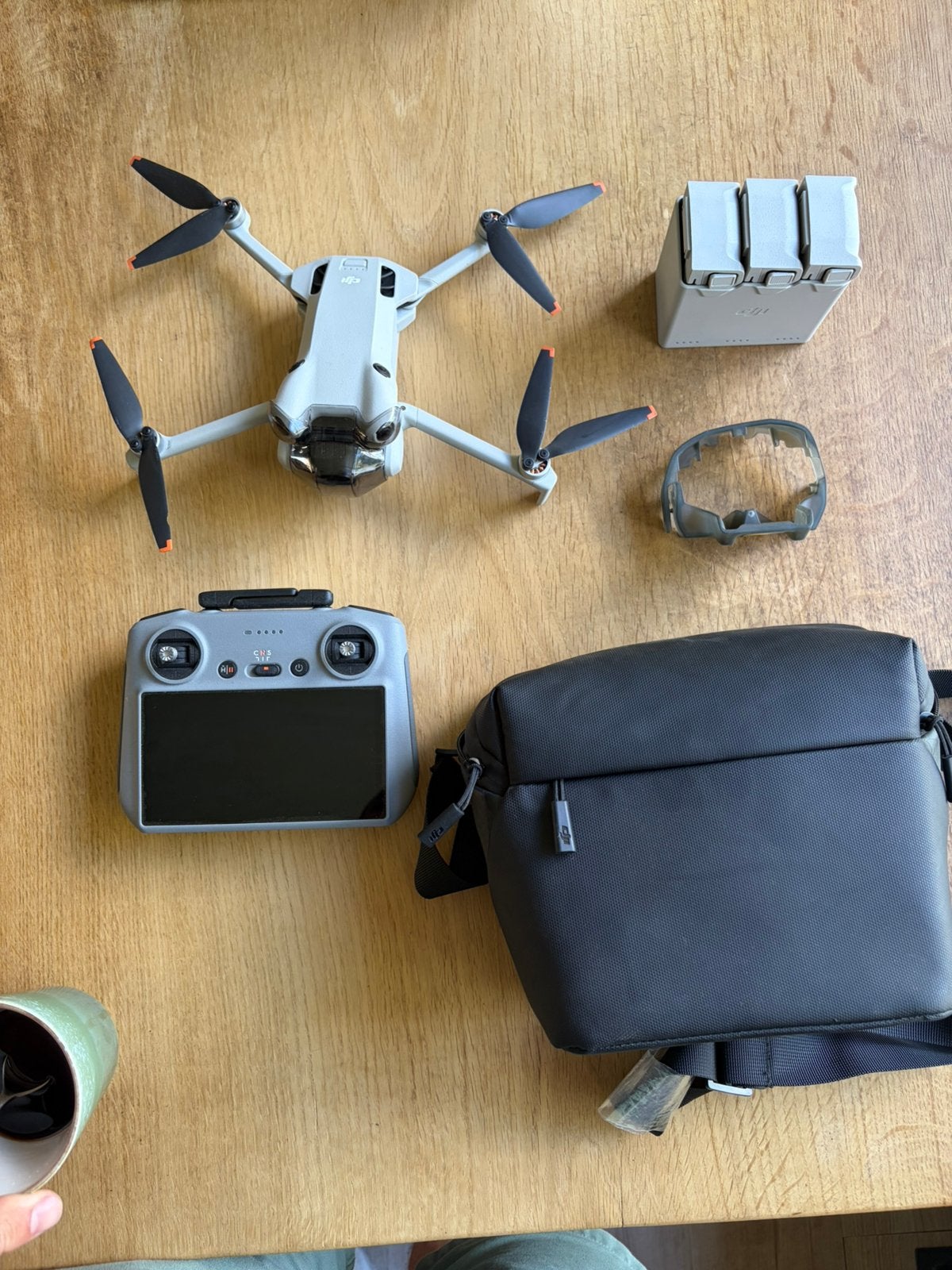 DJI mini 4 pro plus scherm, Audio, Tv en Foto, Drones, Ophalen, Zo goed als nieuw
