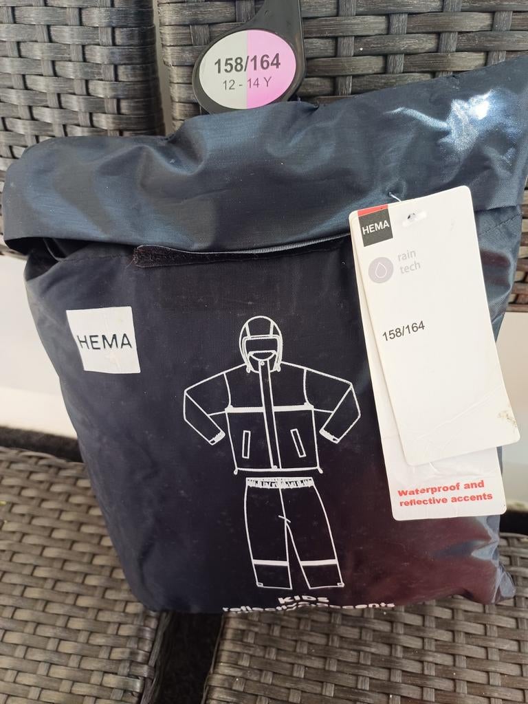 Nieuw HEMA Regenpak voor Kinderen - Maat 158/164, Caravans en Kamperen, Ophalen of Verzenden