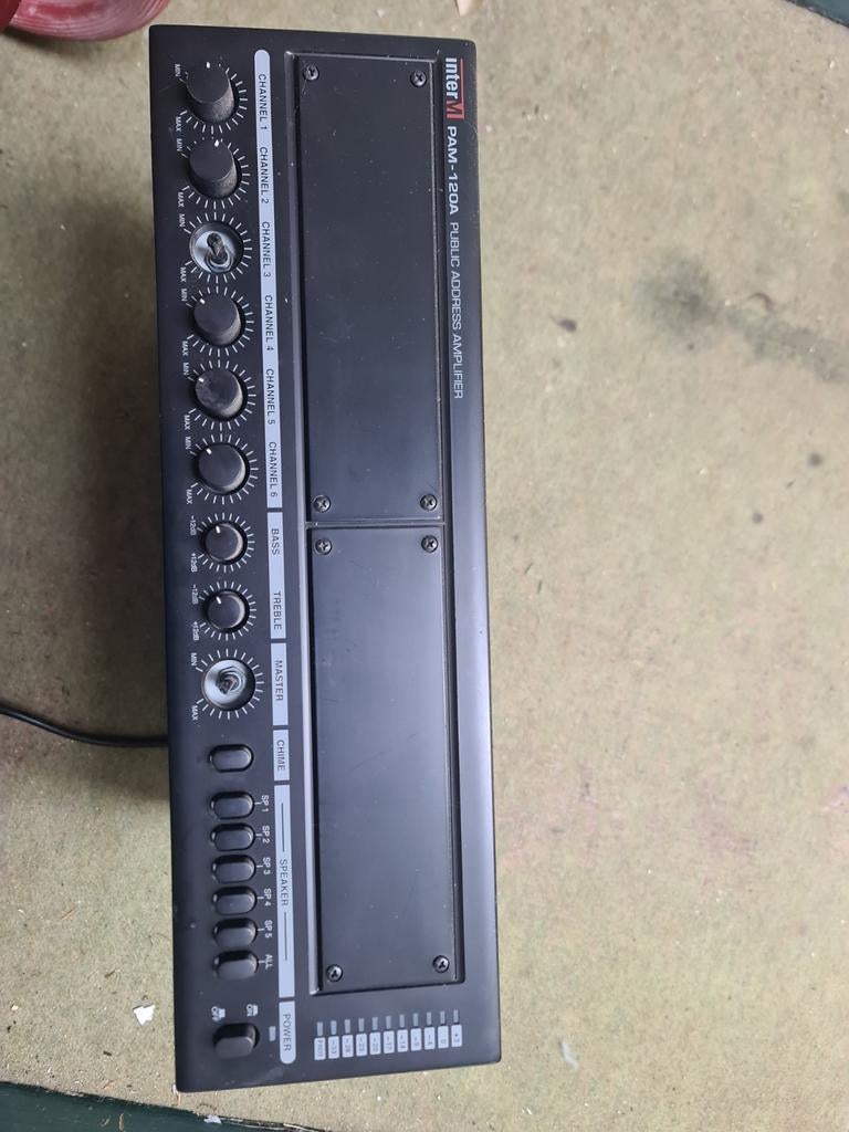 InterM PAM-120A PA Versterker, Ophalen of Verzenden, Gebruikt, Minder dan 500 watt, P.A.