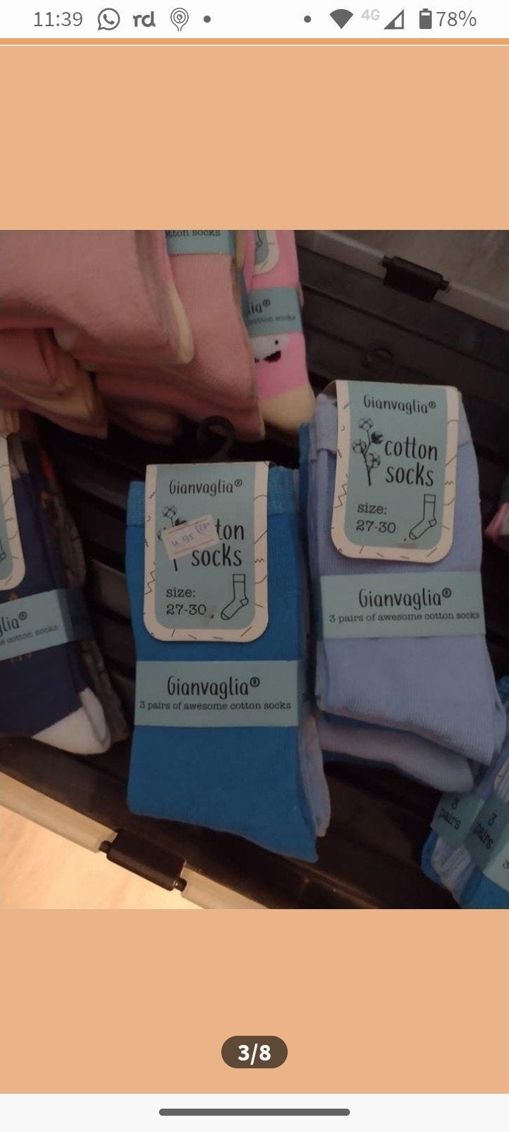 Restant partij Gianvaglia baby sokjes 23-26 en 27-30, Jongetje of Meisje, Nieuw, Ophalen of Verzenden, Sokjes