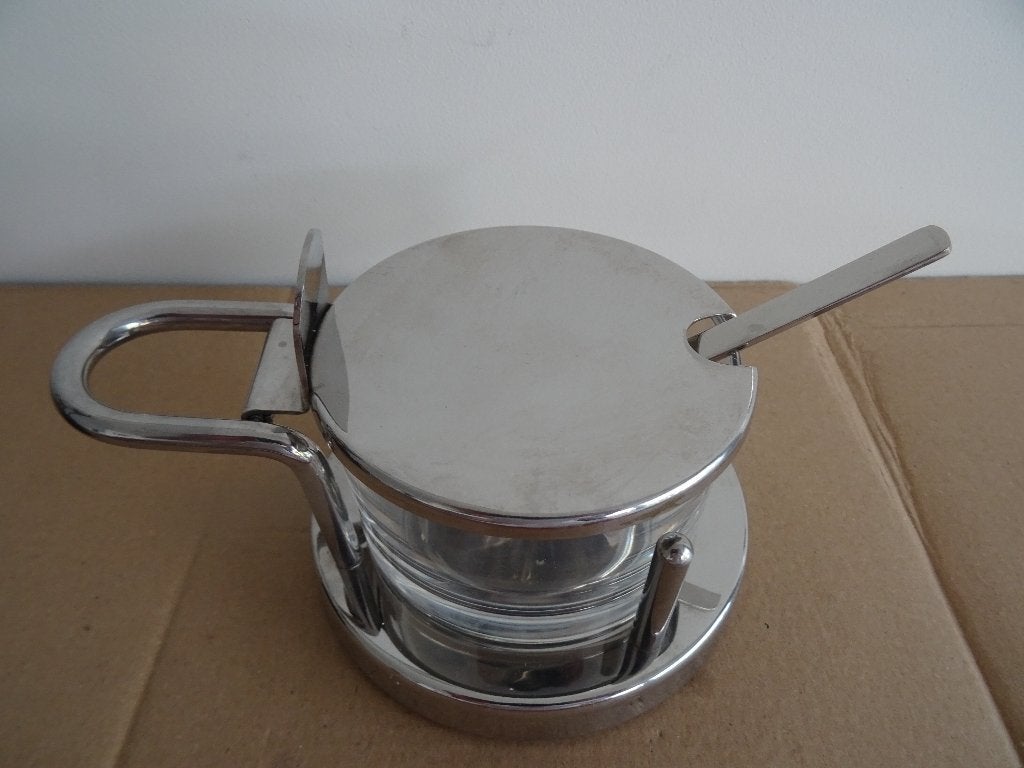 Alessi kaaspot design Ettore Sottsass Parmezaanse kaas pot, Huis en Inrichting, Overige materialen, Overige typen, Ophalen of Verzenden