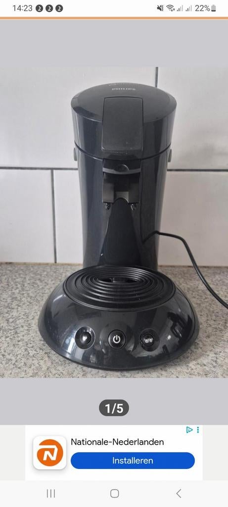 Senseo apparaat philips, Witgoed en Apparatuur, Koffiezetapparaten, Ophalen of Verzenden, Zo goed als nieuw, Koffiemachine