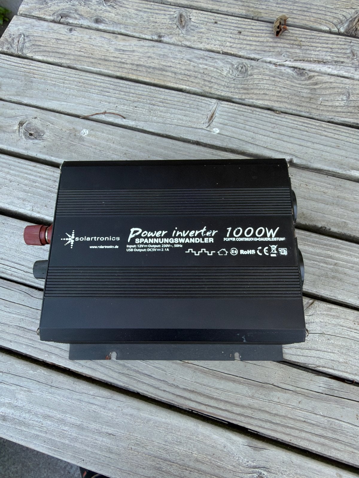 Solartronics Power Inverter 1000W Spanningsomvormer, Ophalen of Verzenden, Nieuw