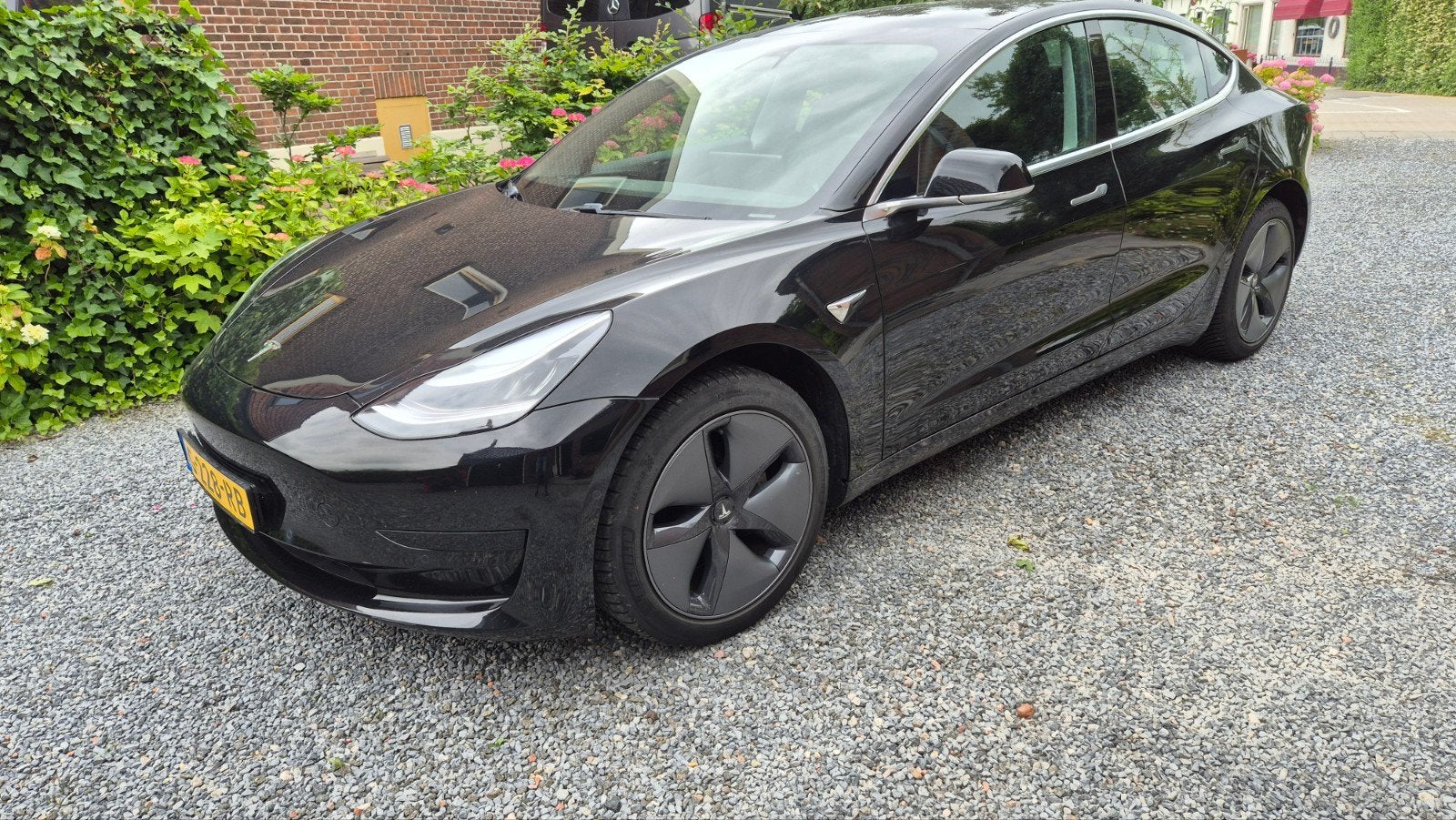 Tesla Model 3 2019 Zwart, Auto's, Automaat, Zwart, Origineel Nederlands, Elektrisch