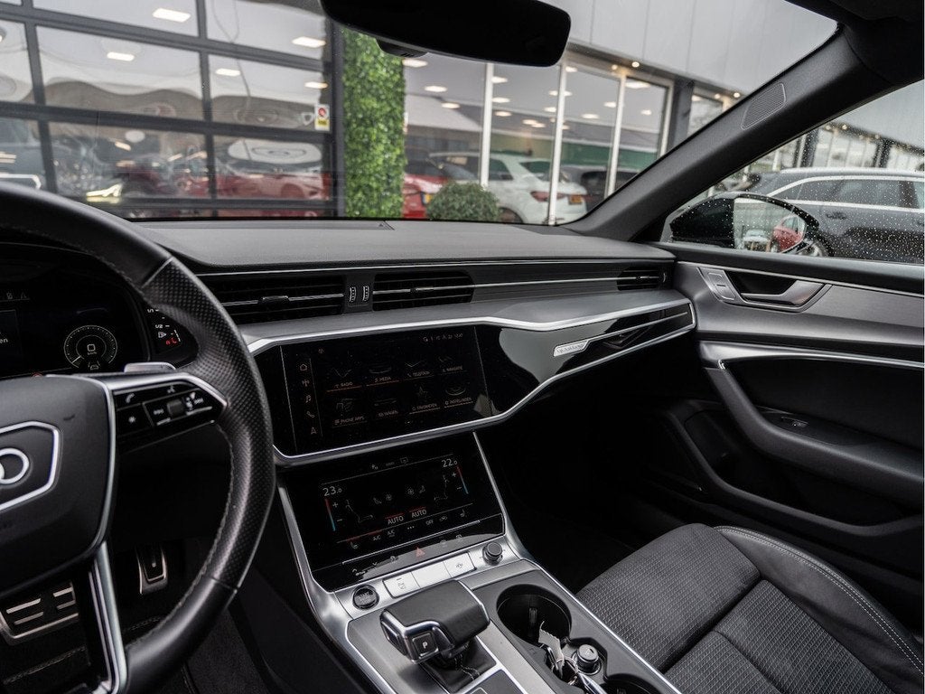 Audi A6 Avant 50 TFSIe 299PK Quattro S edition | Black Optik, Auto's, Audi, Automaat, Gebruikt, Euro 6, 4 cilinders