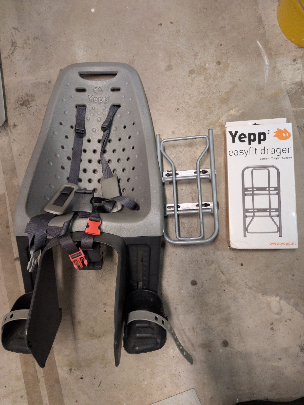 Yepp Easyfit Achterzitje met 2 Dragers, Achterzitje, Yepp, Ophalen, 15 t/m 25 kg