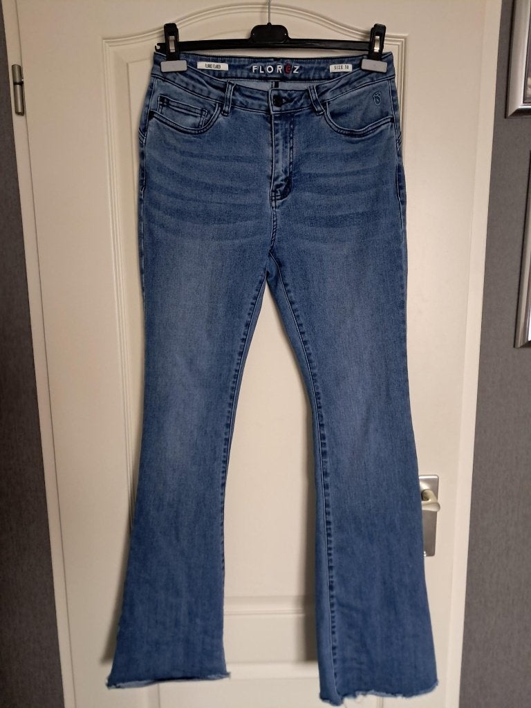 Broek Florez ( Flair ) maat : 30 kleur : Blauw, Blauw, Ophalen of Verzenden, Zo goed als nieuw, W30 - W32 (confectie 38/40)