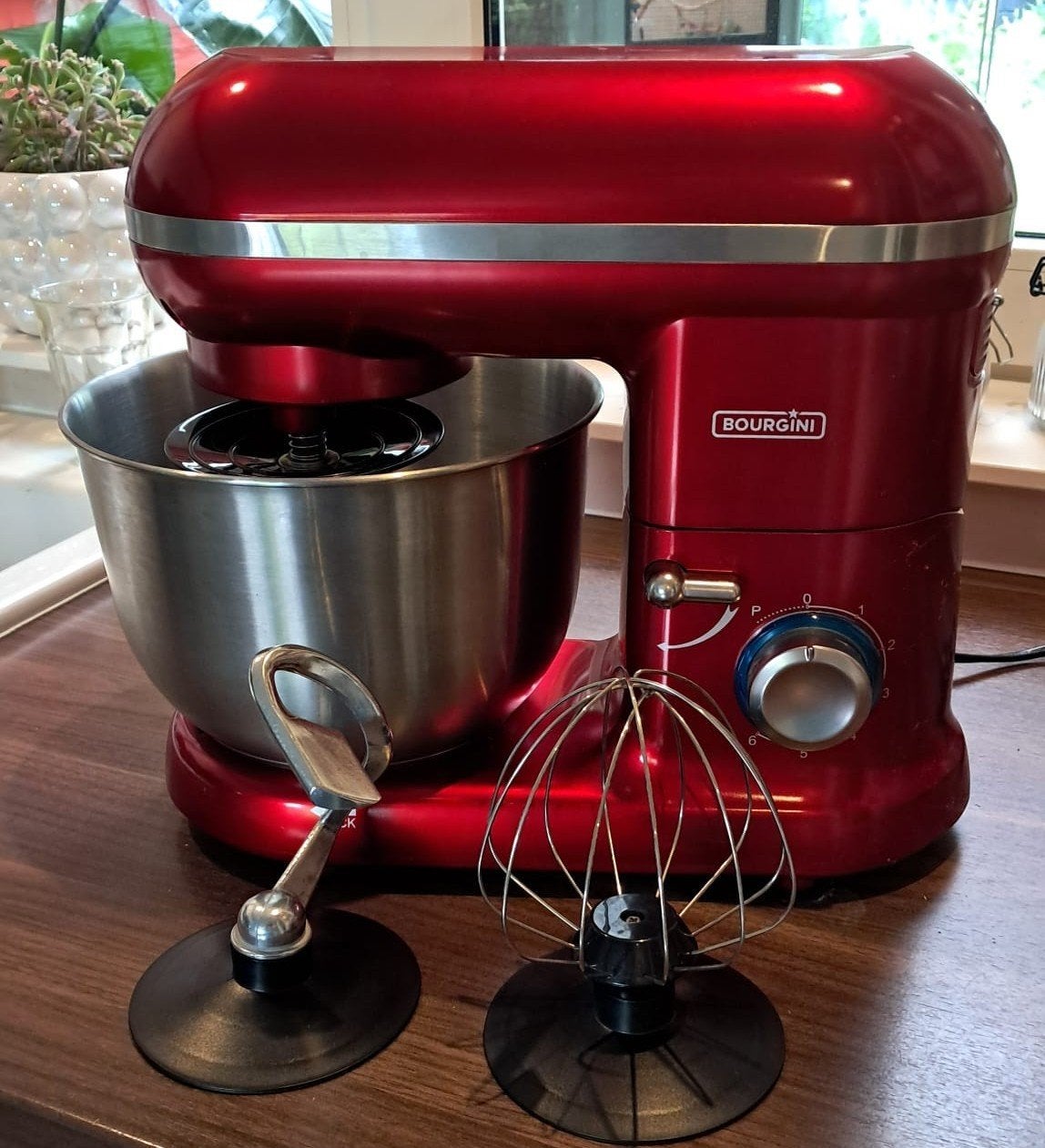 Bourgini Keukenmachine, Ophalen, 4 liter of meer, 3 snelheden of meer, Zo goed als nieuw