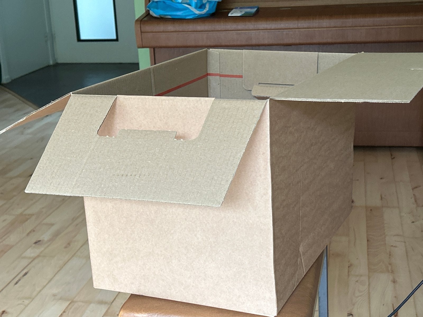 Stevige Verhuisdozen met Handvatten, Doos, 40 tot 60 cm, Opvouwbaar, Minder dan 35 cm