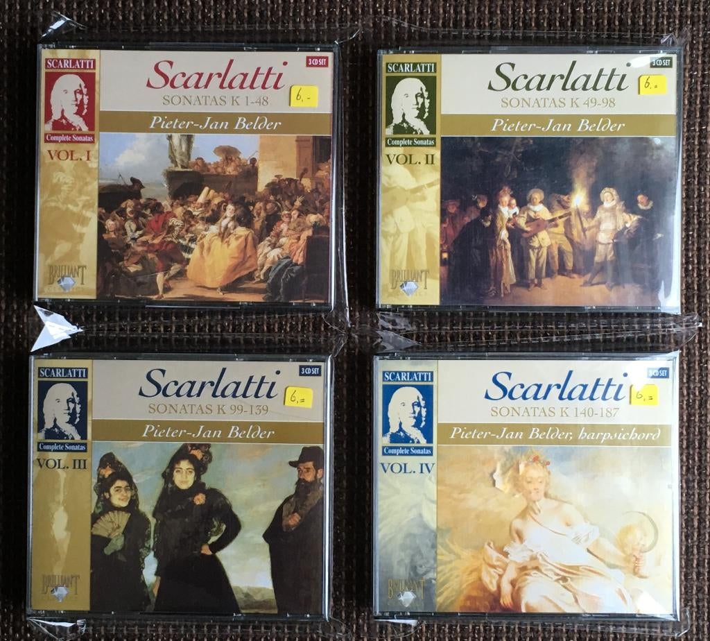 Scarlatti, 12CD Sonates compleet, Cd's en Dvd's, Ophalen of Verzenden, Classicisme, Nieuw in verpakking, Overige typen