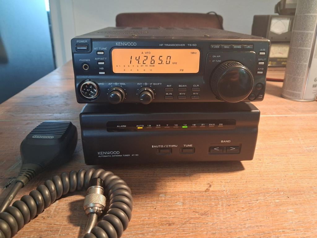 Nette kenwood TS-50 + AT-50, Telecommunicatie, Zenders en Ontvangers, Ophalen of Verzenden, Zo goed als nieuw
