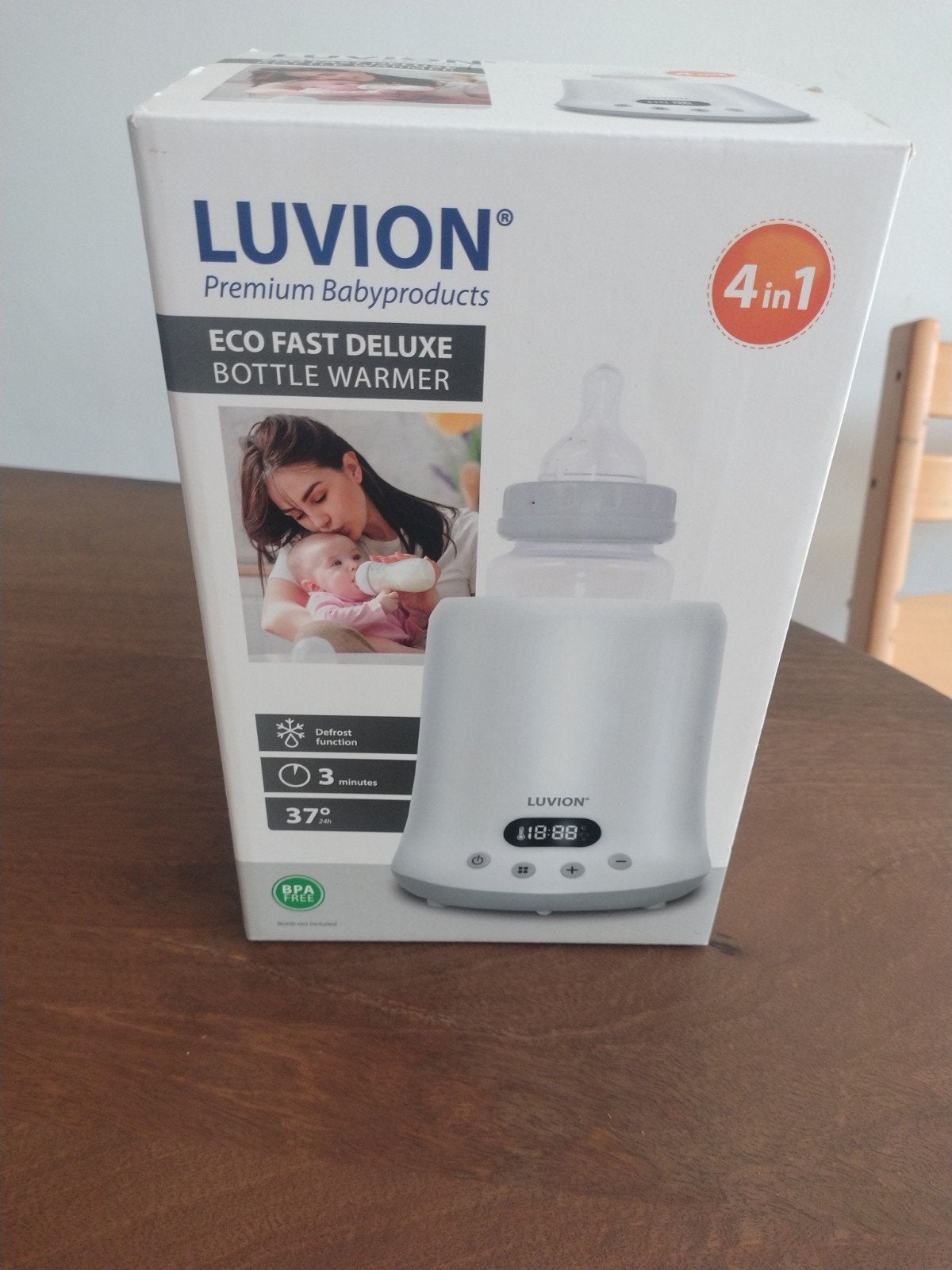 Luvion Eco Fast Deluxe 4-in-1 Flessenwarmer, Kinderen en Baby's, Ophalen of Verzenden