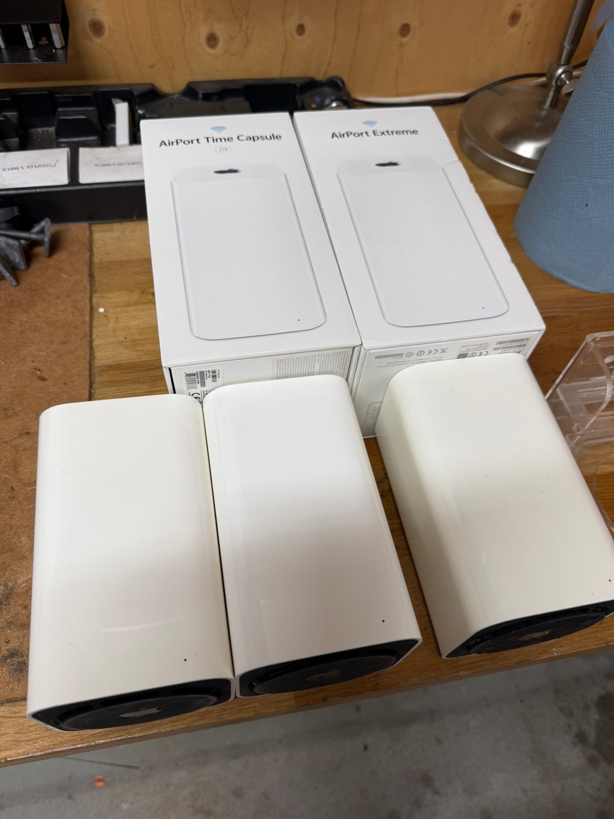 1x Apple Airport Time Capsule (2Gb)  + 2x Airport Extreme !!, Ophalen of Verzenden, Zo goed als nieuw
