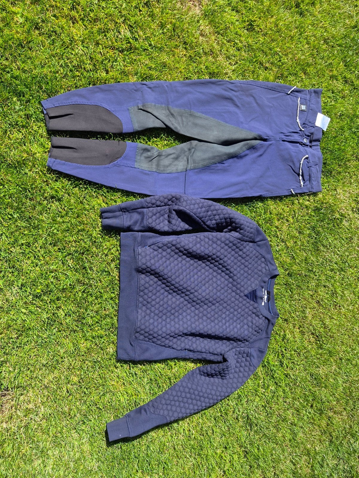leuke donkerblauwe set! equiline fairplay, Ophalen of Verzenden, Dressuur, Onderkleding
