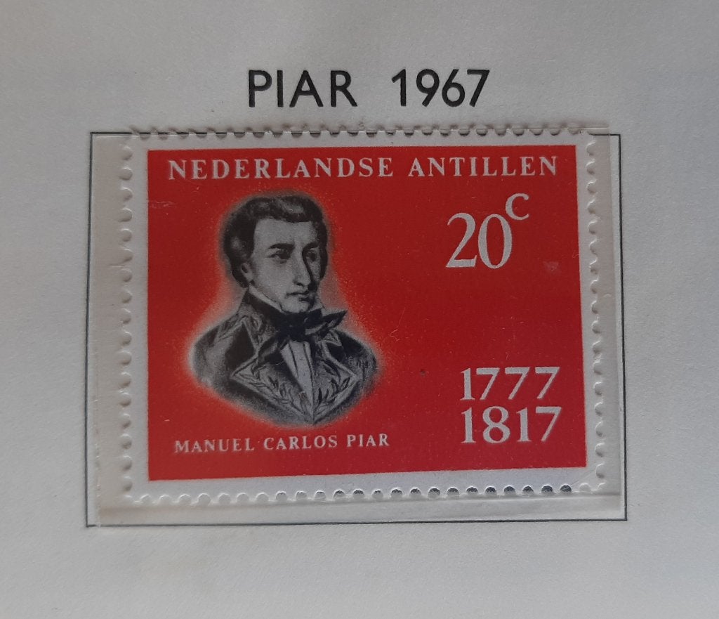 1967 Nederlandse Antillen Manuel Carlos Piar Nvph 384, Ophalen