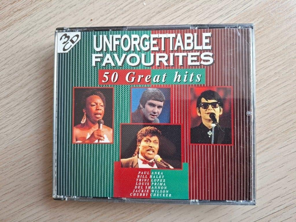 Unforgettable Favourites 50 Great Hits 3 cd's Box set, Ophalen of Verzenden, Gebruikt, R&B en Soul, Boxset