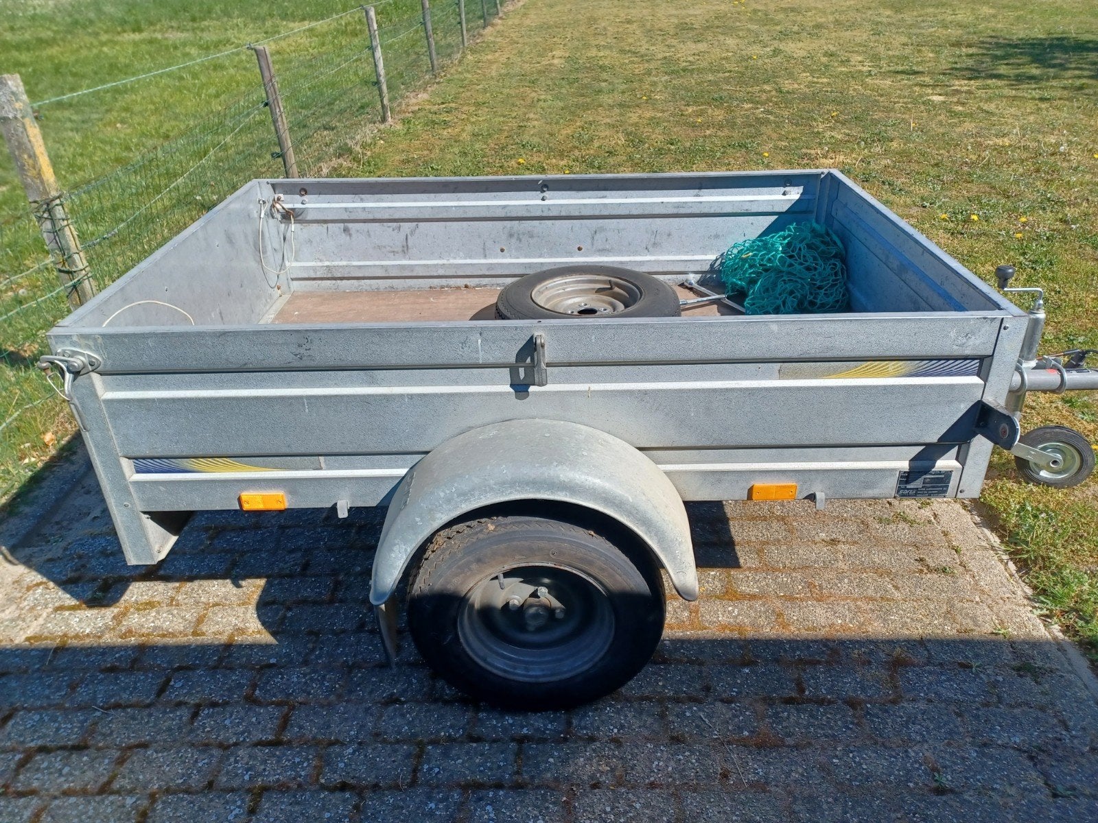 Aanhanger aanhangwagen Saris Arba 500 GR goede staat, Auto diversen, Aanhangers en Bagagewagens, Ophalen, Gebruikt