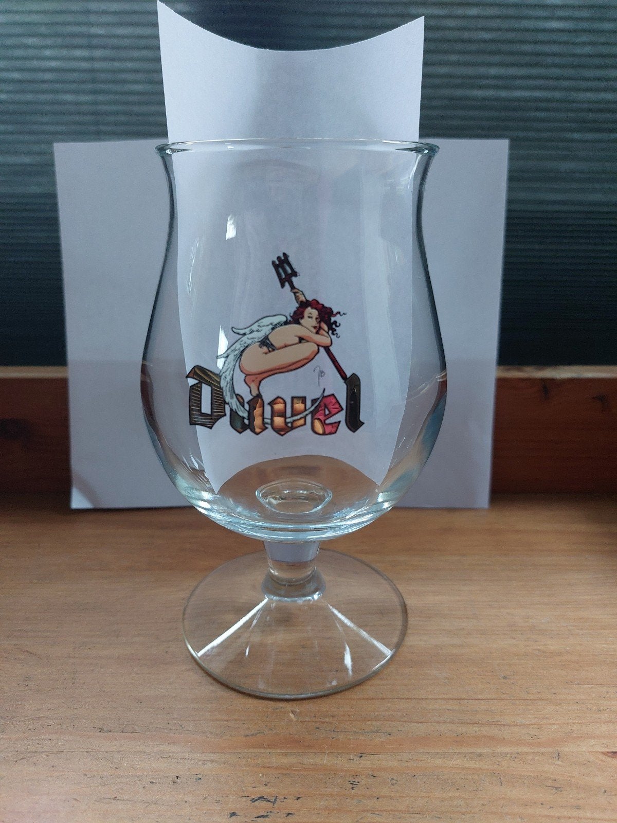 Duvel glas hopduvelin duvelin 2001 Zie omschrijving*🍺, Ophalen of Verzenden, Glas of Glazen, Duvel