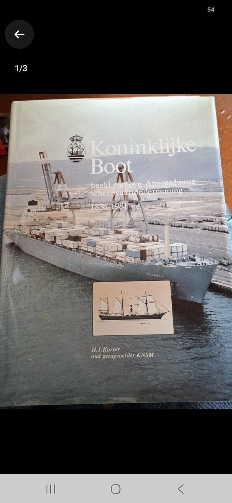 Koninklijke Boot: KNSM Scheepvaartonderneming 1856-1981, Verzamelen, Ophalen of Verzenden, Zo goed als nieuw, Boek of Tijdschrift