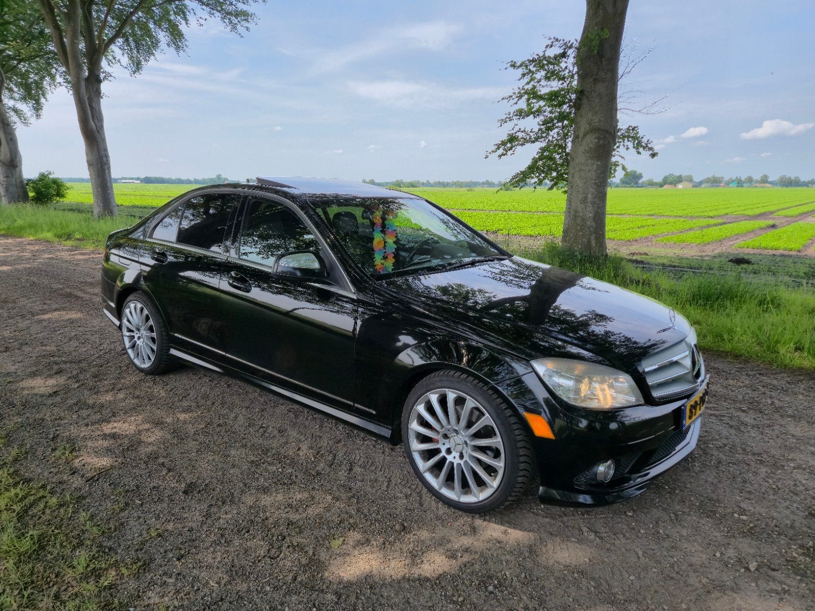 Mercedes-Benz C300, bouwjaar 2008, zwart, apk maart 2027, 231 pk, Particulier, Sedan, Geïmporteerd