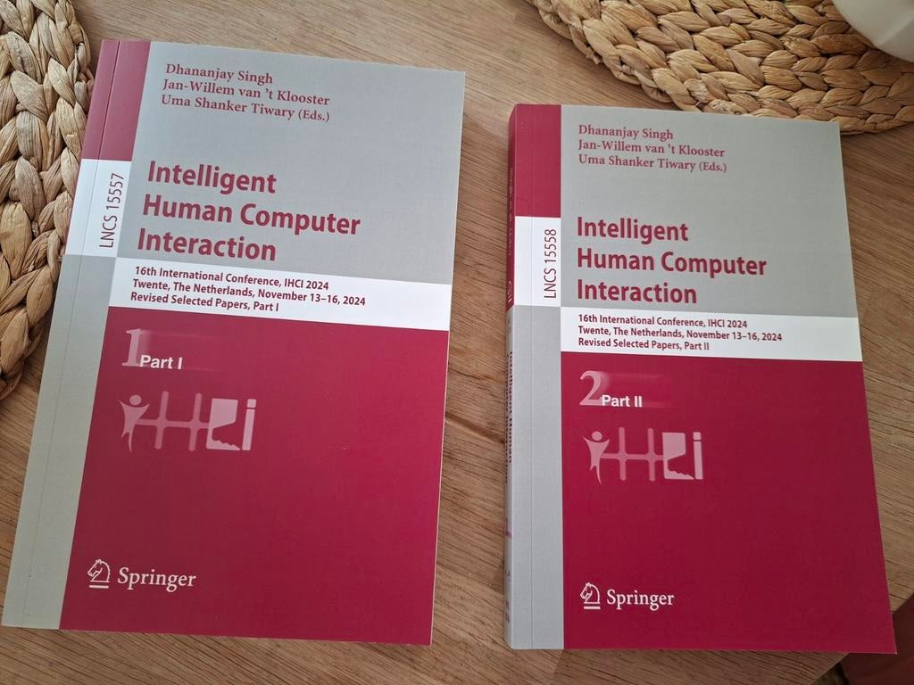 Intelligent Human Computer Interaction - Deel 1 & 2, Ophalen of Verzenden, Zo goed als nieuw, Overige typen