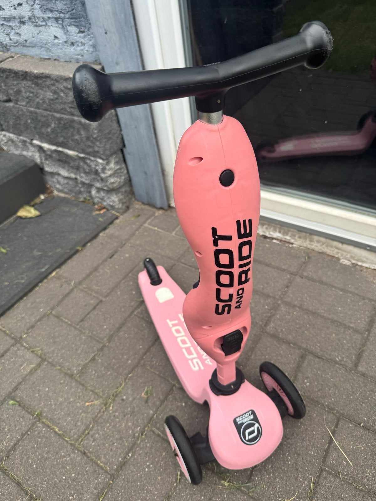 Scoot and Ride Highwaykick 1 Step / Fietsje Roze, Kinderen en Baby's, Speelgoed | Buiten | Voertuigen en Loopfietsen, Ophalen