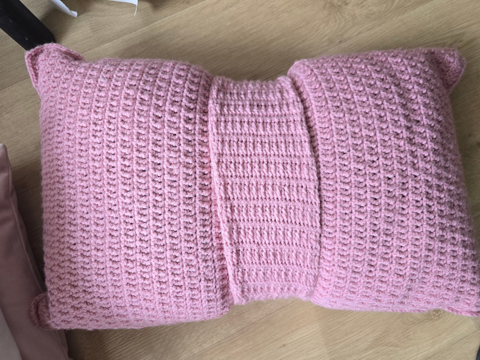 kussen, Huis en Inrichting, Ophalen, Zo goed als nieuw, Roze, Vierkant