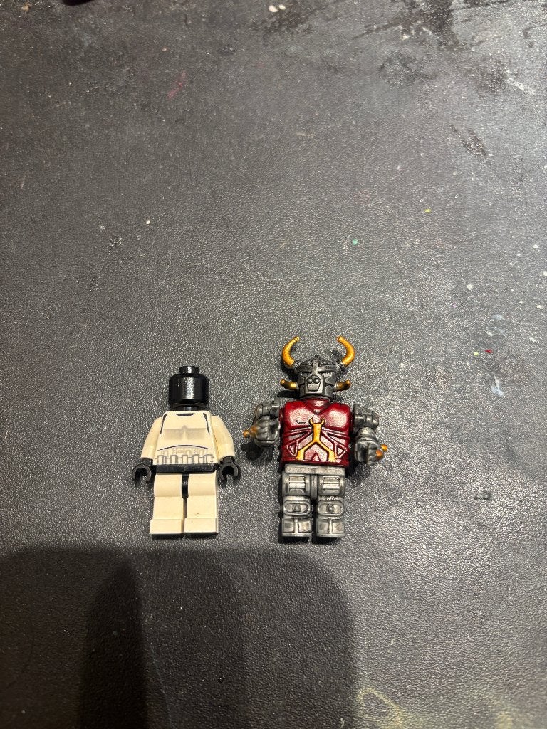 LEGO Star Wars figuur + Mega Bloks ridder, Verzamelen, Ophalen of Verzenden, Gebruikt, Actiefiguurtje