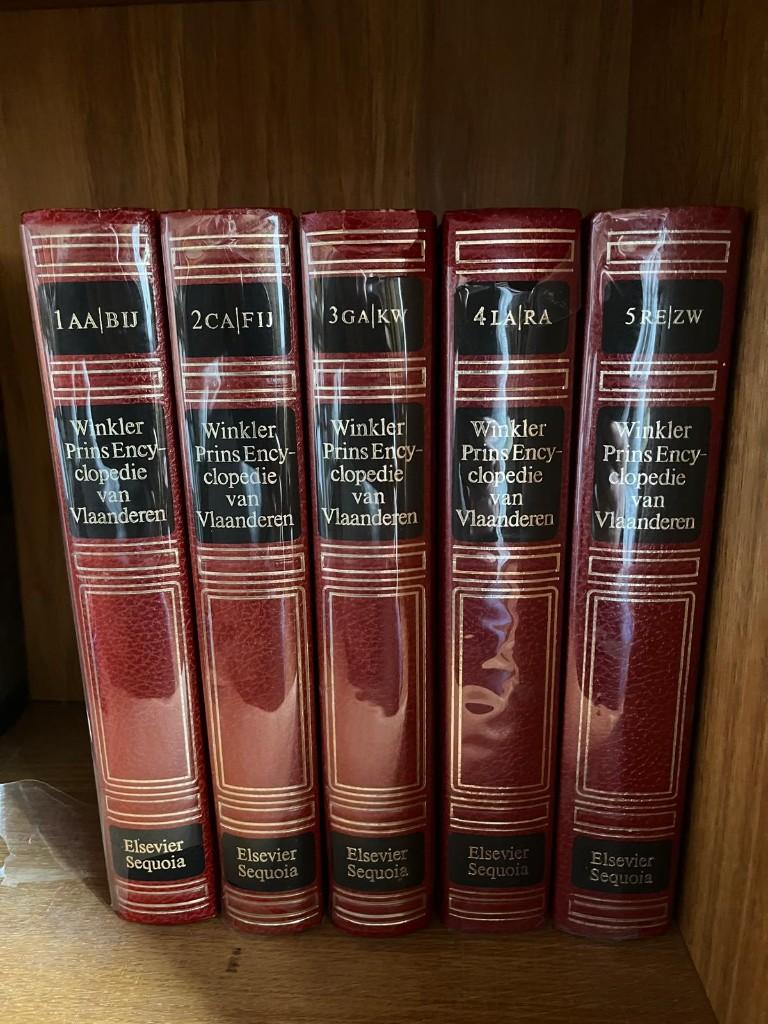 Winkler prins encyclopedie van Vlaanderen, Boeken, Encyclopedieën, Gelezen, René Felix Lissens, Complete serie, Ophalen of Verzenden