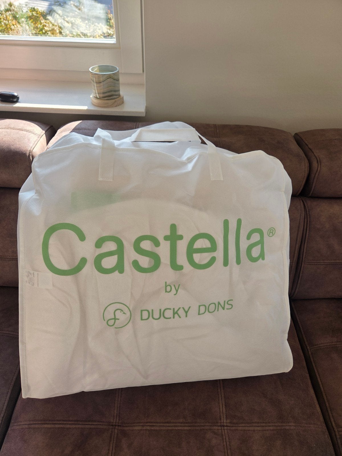 2 Castella Sirius Ducky Dons 4-seizoenen dekbedden 140x200, Eenpersoons, Wit, Nieuw, Dons en Veren