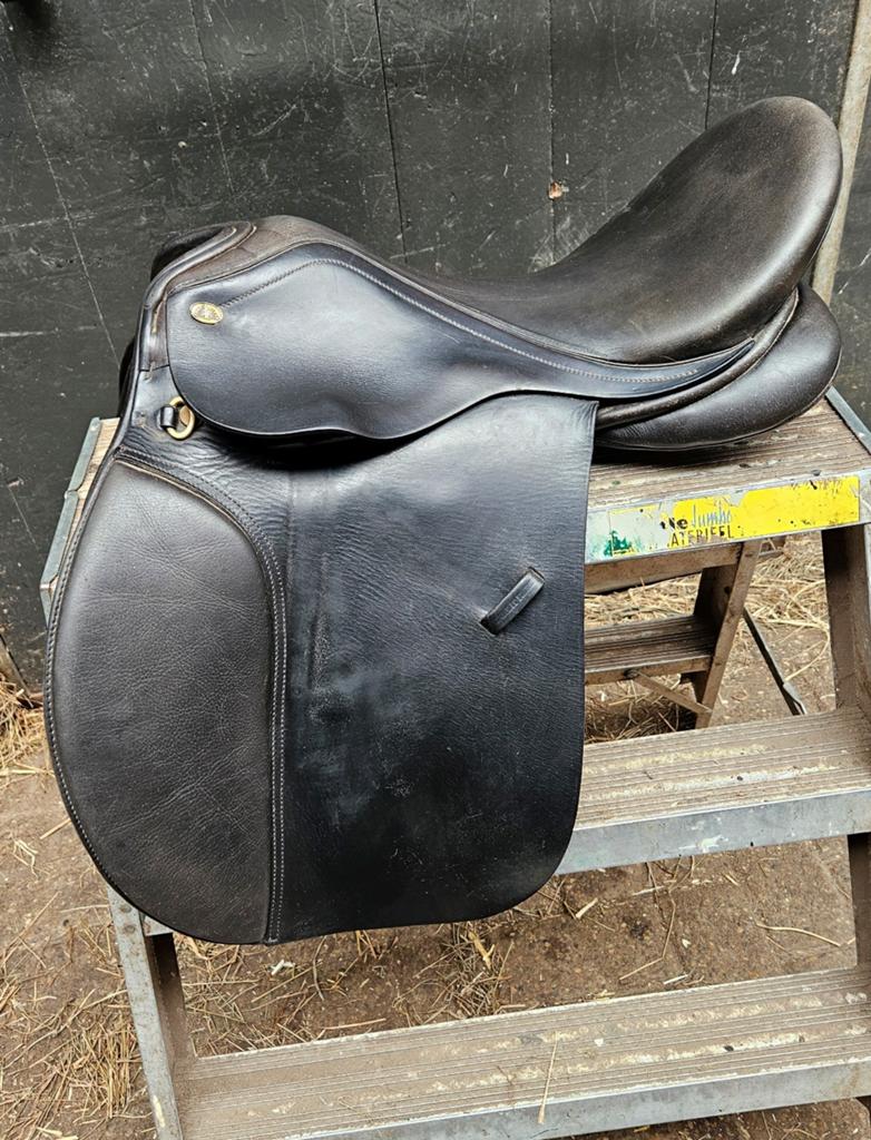 Knight Rider zadel 17,5 inch medium boom, Ophalen of Verzenden, Gebruikt