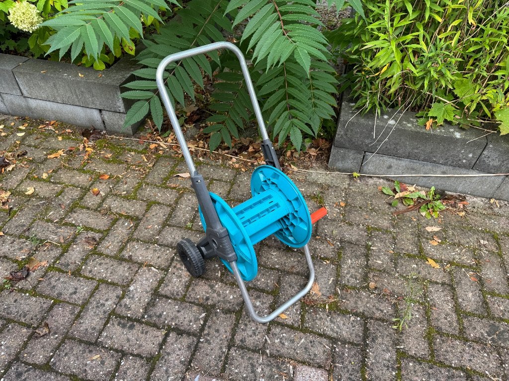 Gardena slangenwagen, Ophalen of Verzenden, Gebruikt, Tuinslang