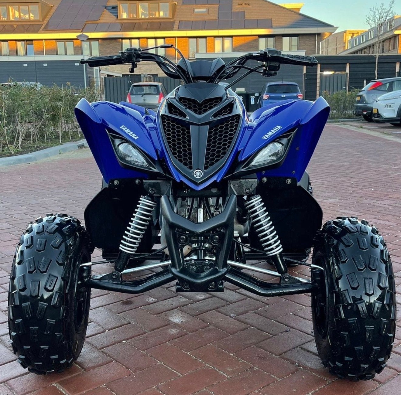 YFM90 Yamaha Raptor 90 2022 met Big Gun uitlaat
