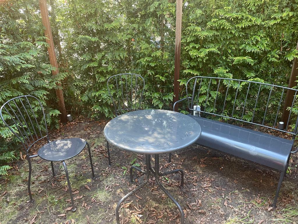 Tuin meubel set IKEA Läckö, Ophalen, 4 zitplaatsen, Kunststof, Gebruikt
