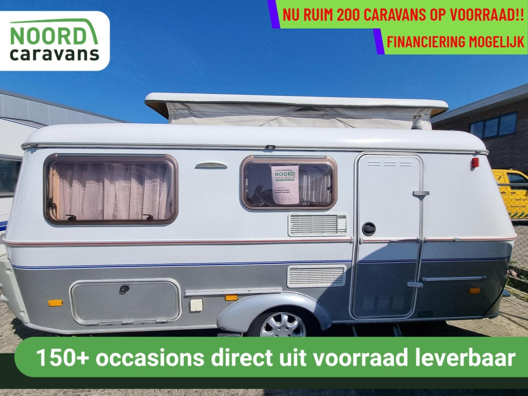 Eriba TROLL 550 GT MOVER + DWARSBED + HEFDAK + VOORTENT, Bedrijf, 5 tot 6 meter, Eriba, Mover