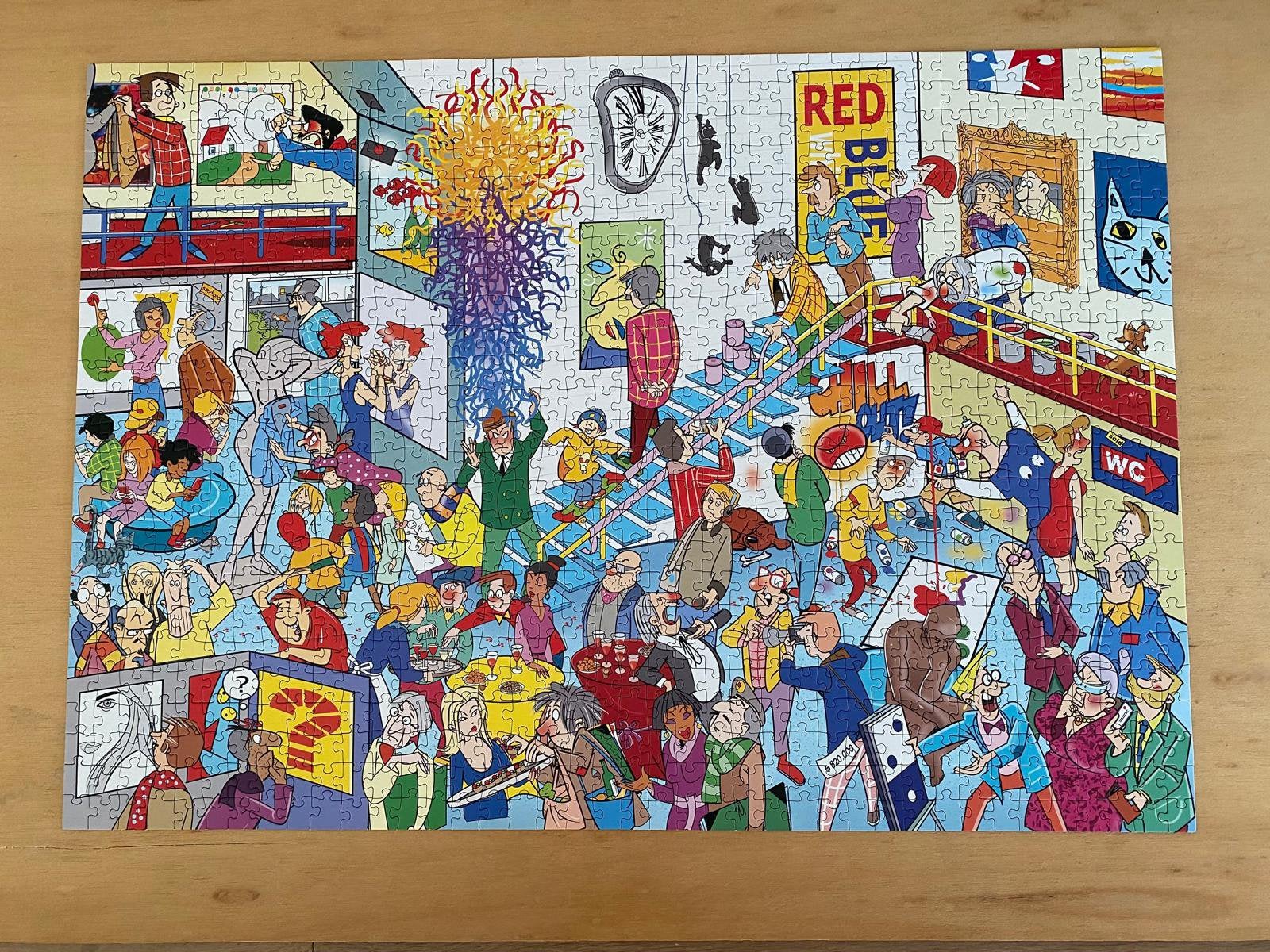 Goliath That’s Life 1000 pieces Art Gallery 922909 compleet, Ophalen of Verzenden, 500 t/m 1500 stukjes, Zo goed als nieuw