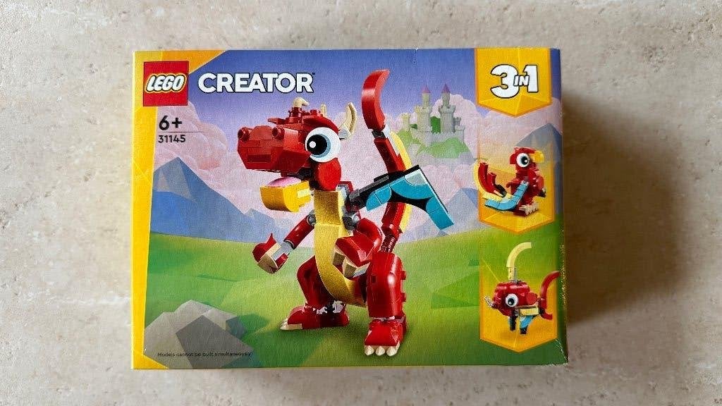 Lego 31145 Rode draak 3-1 NIEUW, Lego, Nieuw, Ophalen of Verzenden, Compleet