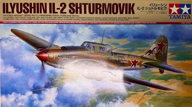 Coelianmodels, Tamiya, 61113, Ilyushin IL-2, 1/48, € 59,99, Hobby en Vrije tijd, Modelbouw | Vliegtuigen en Helikopters, Overige merken