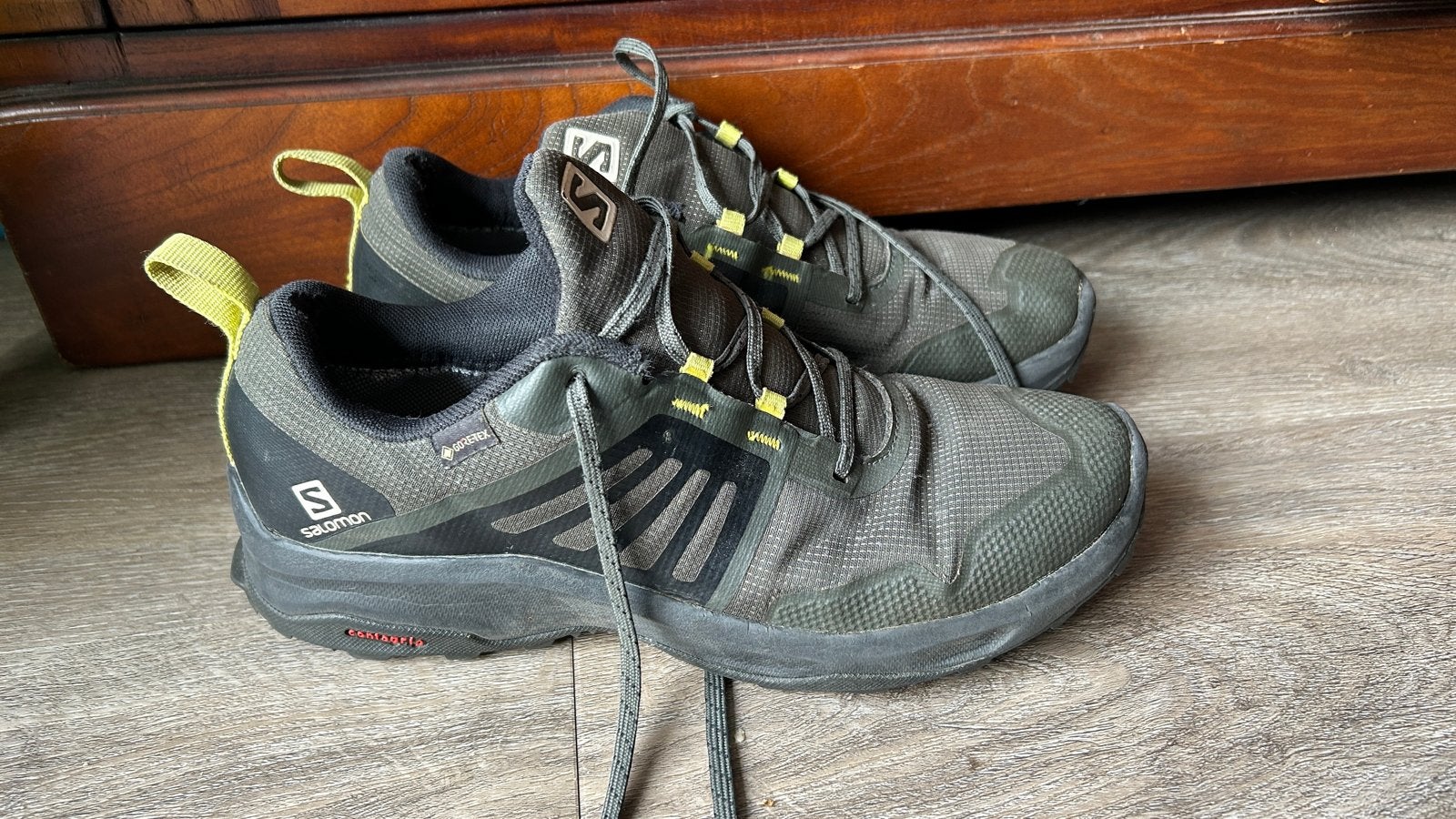 Salomon wandelschoenen ortholite maat 42 (valt klein), Kleding | Dames, Gedragen, Groen, Wandelschoenen, Ophalen of Verzenden