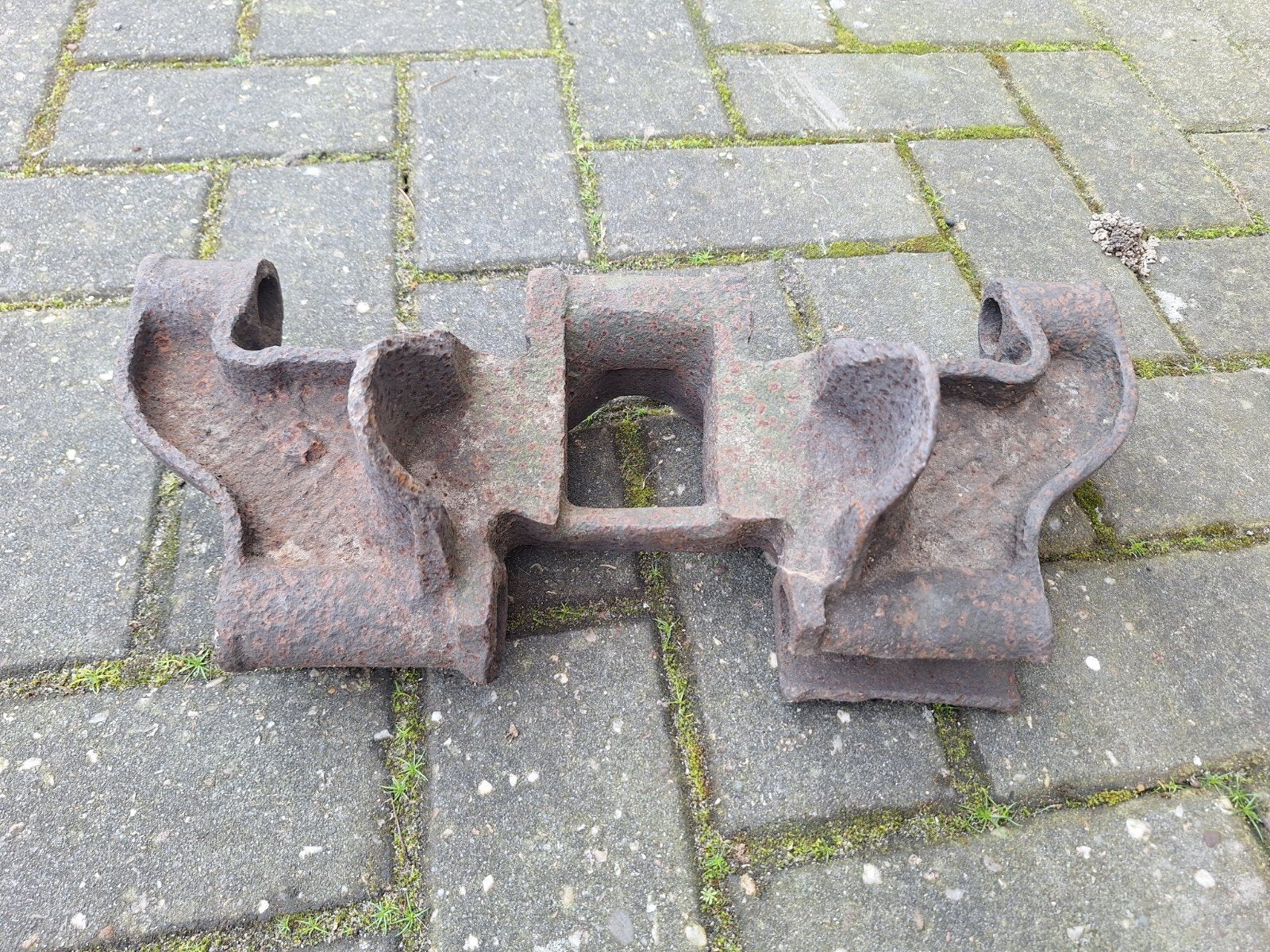 Duitse bodemvondst voertuigtrack, Verzamelen, Militaria | Tweede Wereldoorlog, Ophalen of Verzenden, Landmacht, Duitsland, Hulzen of Bodemvondsten