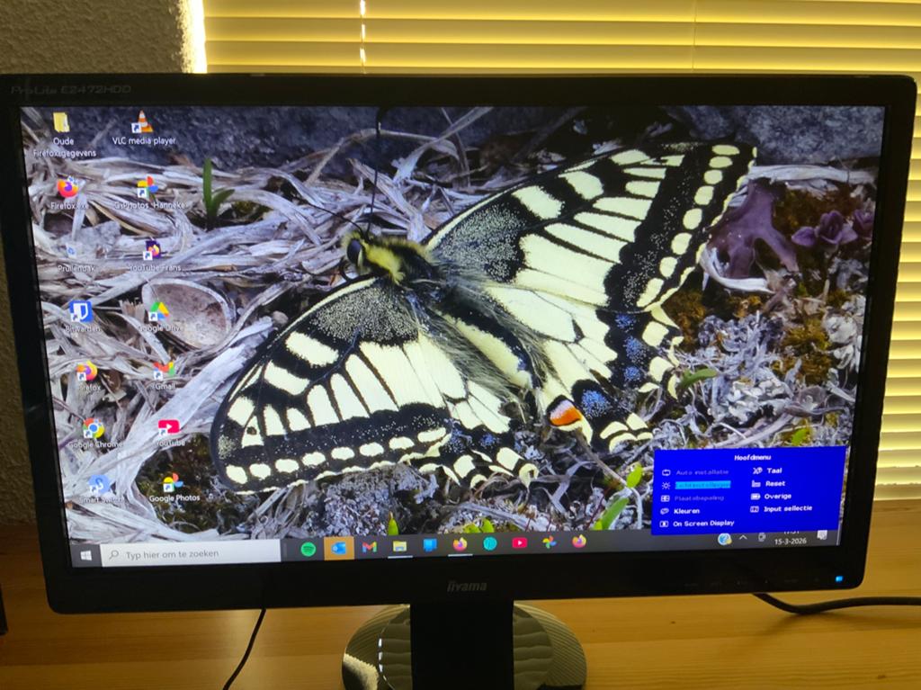 IIYAMA 24” ProLite beeldscherm Full HD type E2472HDD-B1 LED, Computers en Software, Monitoren, Zo goed als nieuw, 61 t/m 100 Hz