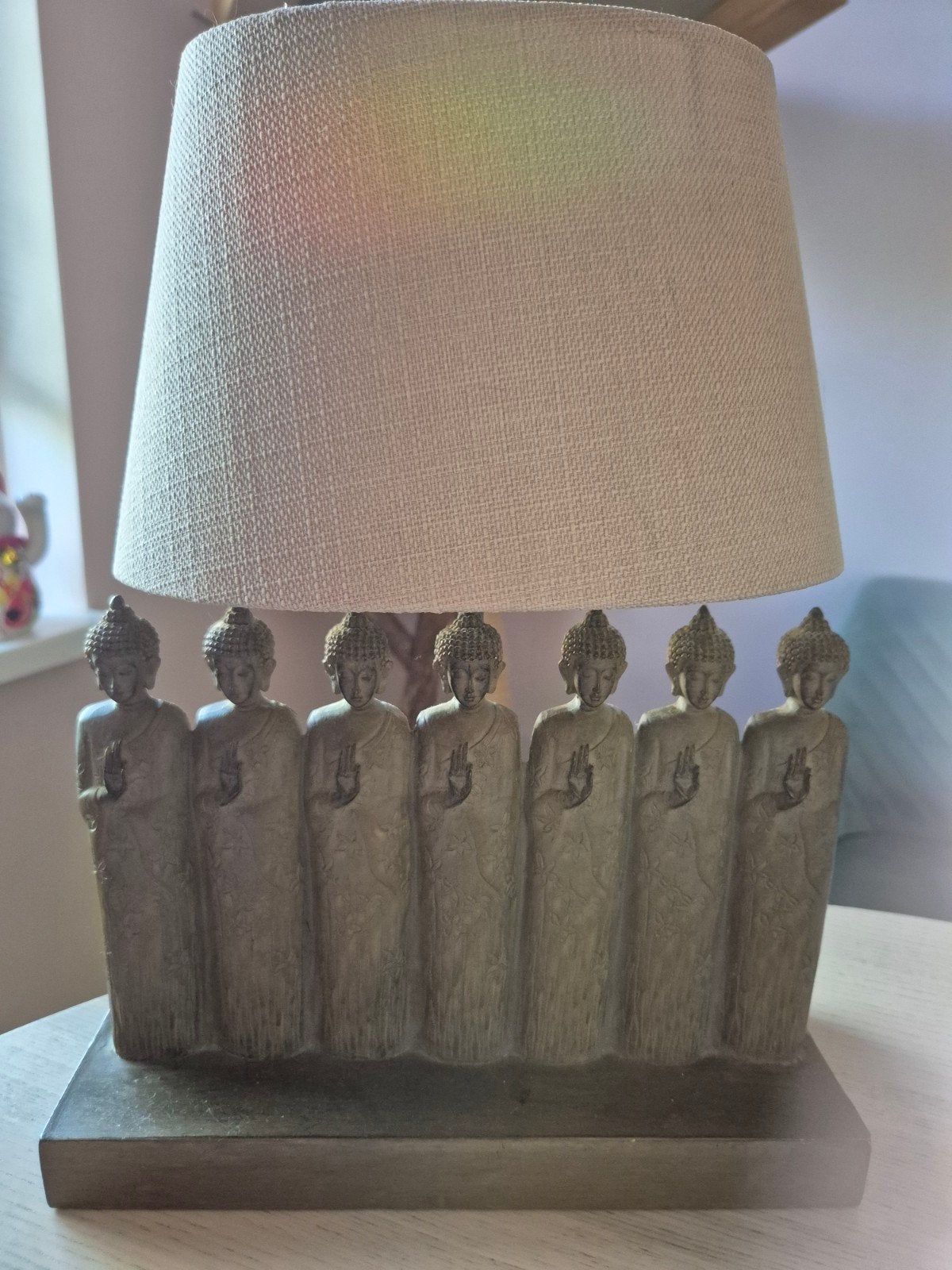 Prachtige Boeddha lamp van Sia home fashion, Figuurlamp, Overige merken, Textiel, Ophalen of Verzenden