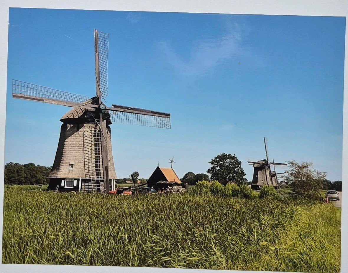 Oterleek Rustenburg ( N.H. ) foto Strijkmolens L,  K , I, Verzenden, 1980 tot heden, Foto, Zo goed als nieuw
