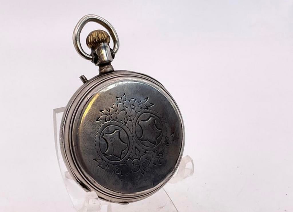 Zilveren Vacheron Genève zakhorloge ca. 1880, Ophalen of Verzenden, Zilver, Overige merken, 1900 tot 1930
