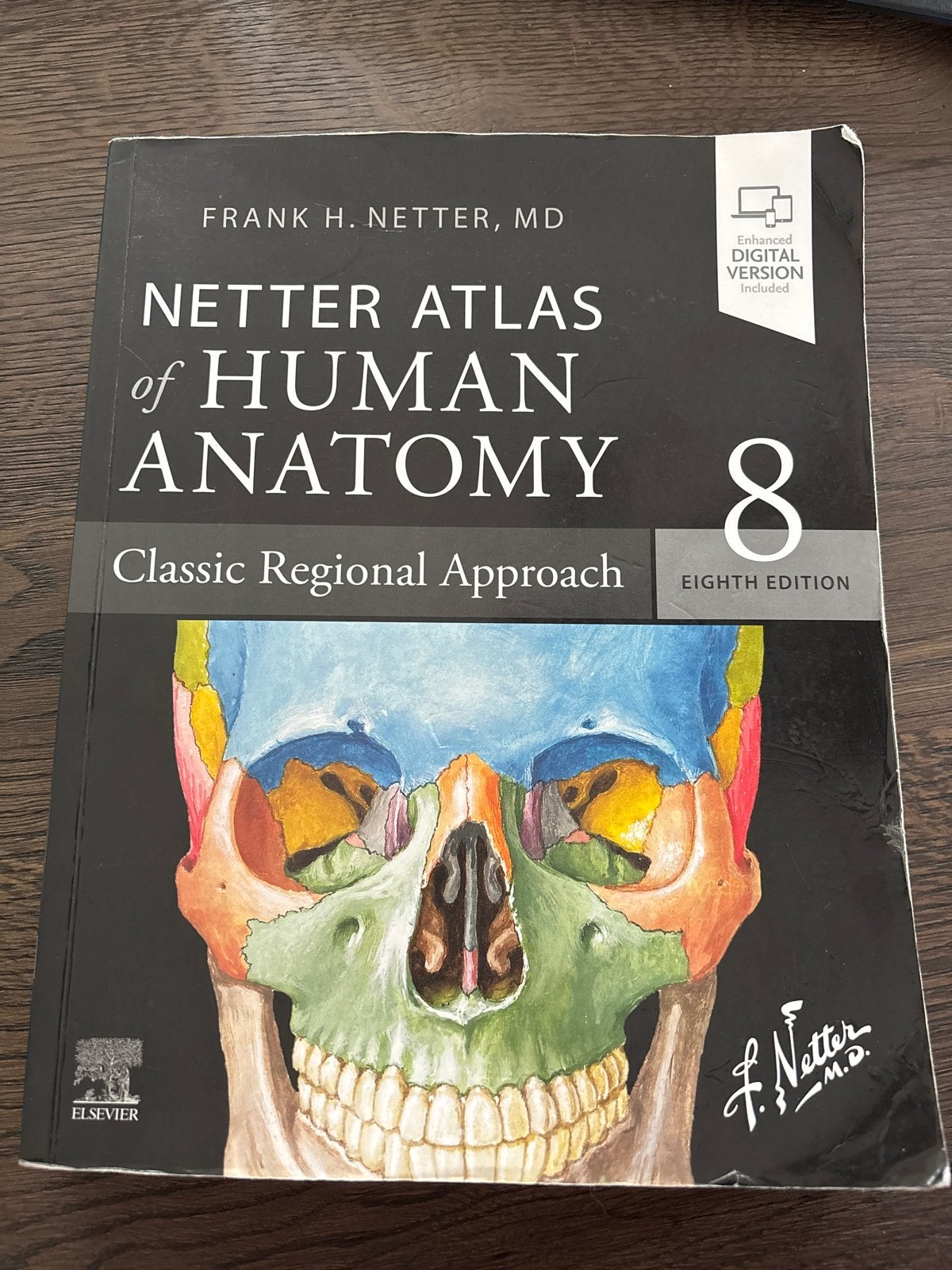 Netter Atlas of Human Anatomy 8e - Amper gebruikssporen, Boeken, Ophalen of Verzenden, Beta, Zo goed als nieuw, HBO