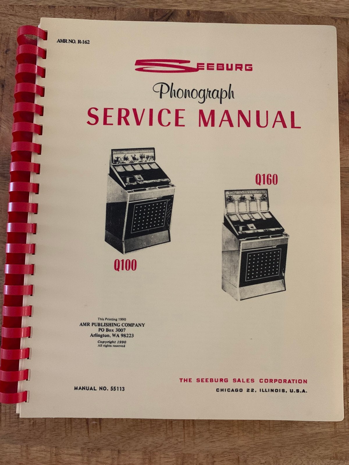 Seeburg Service manual Q100 / Q160, Ophalen of Verzenden, Zo goed als nieuw, 1950 tot 1960, Seeburg