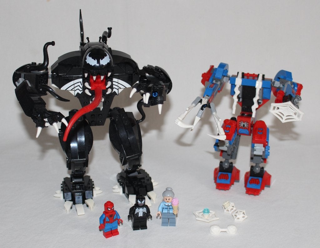 LEGO Marvel 76115 Spider Mech vs. Venom, Kinderen en Baby's, Gebruikt, Marvel, Lego, Overige typen