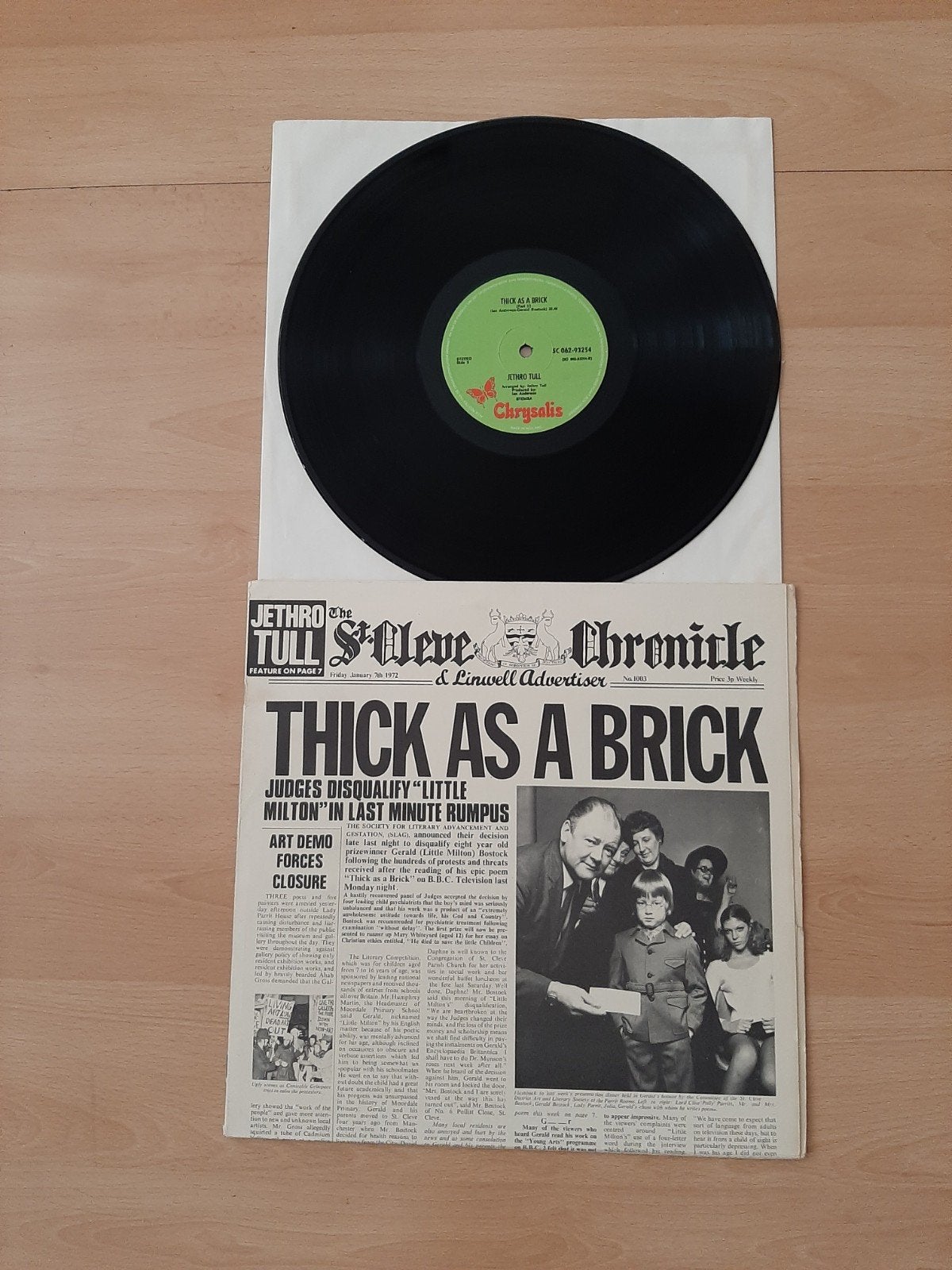 Jethro Tull, Ophalen of Verzenden, Zo goed als nieuw, 12 inch